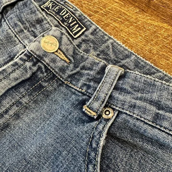 Vintage 90’s BKLE Buckle Shayla Jeans 31 Straight Leg Medium Wash Mid Rise Y2K - Picture 8 of 15